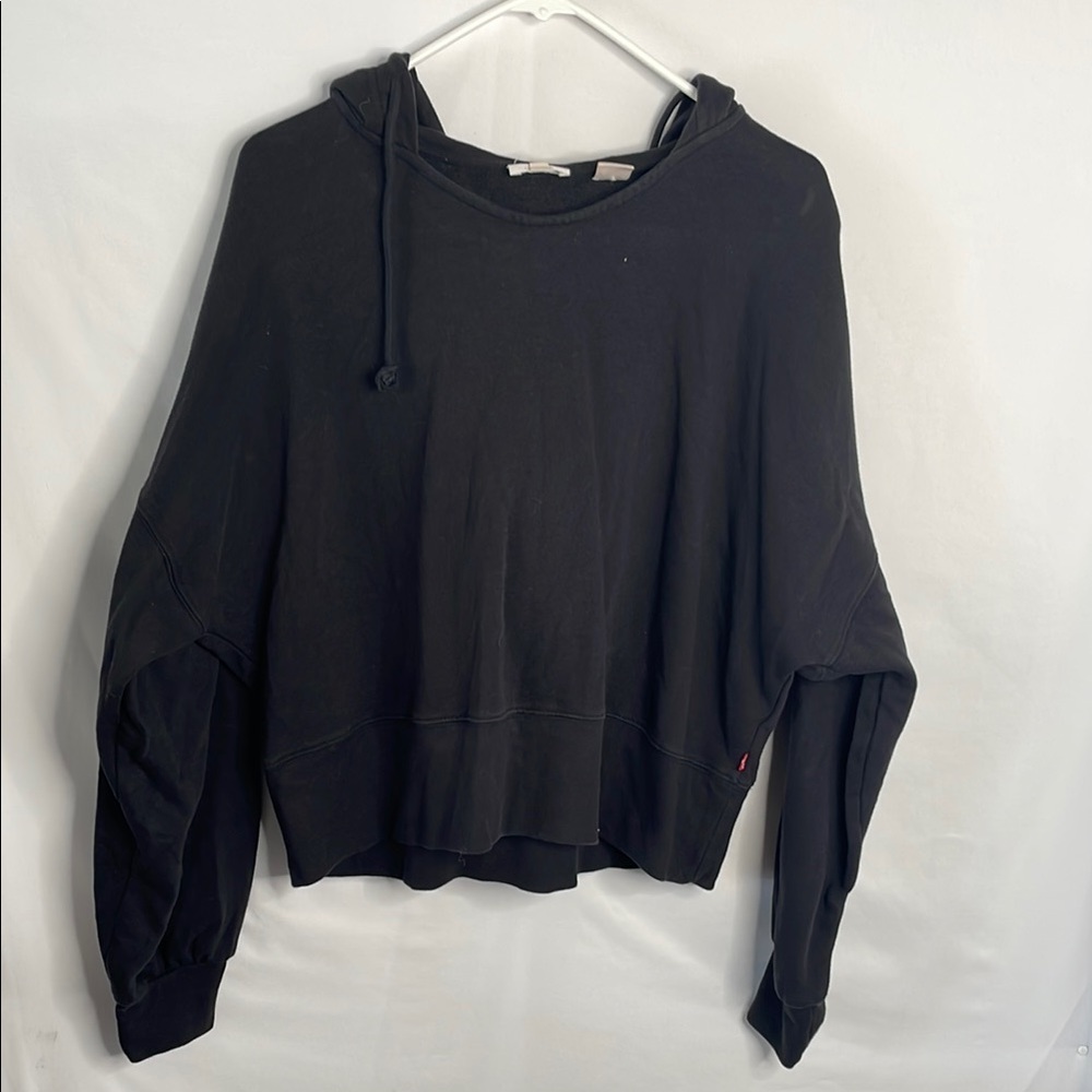 Levi's Black Oversized Long Sleeve Sweatshirt‎